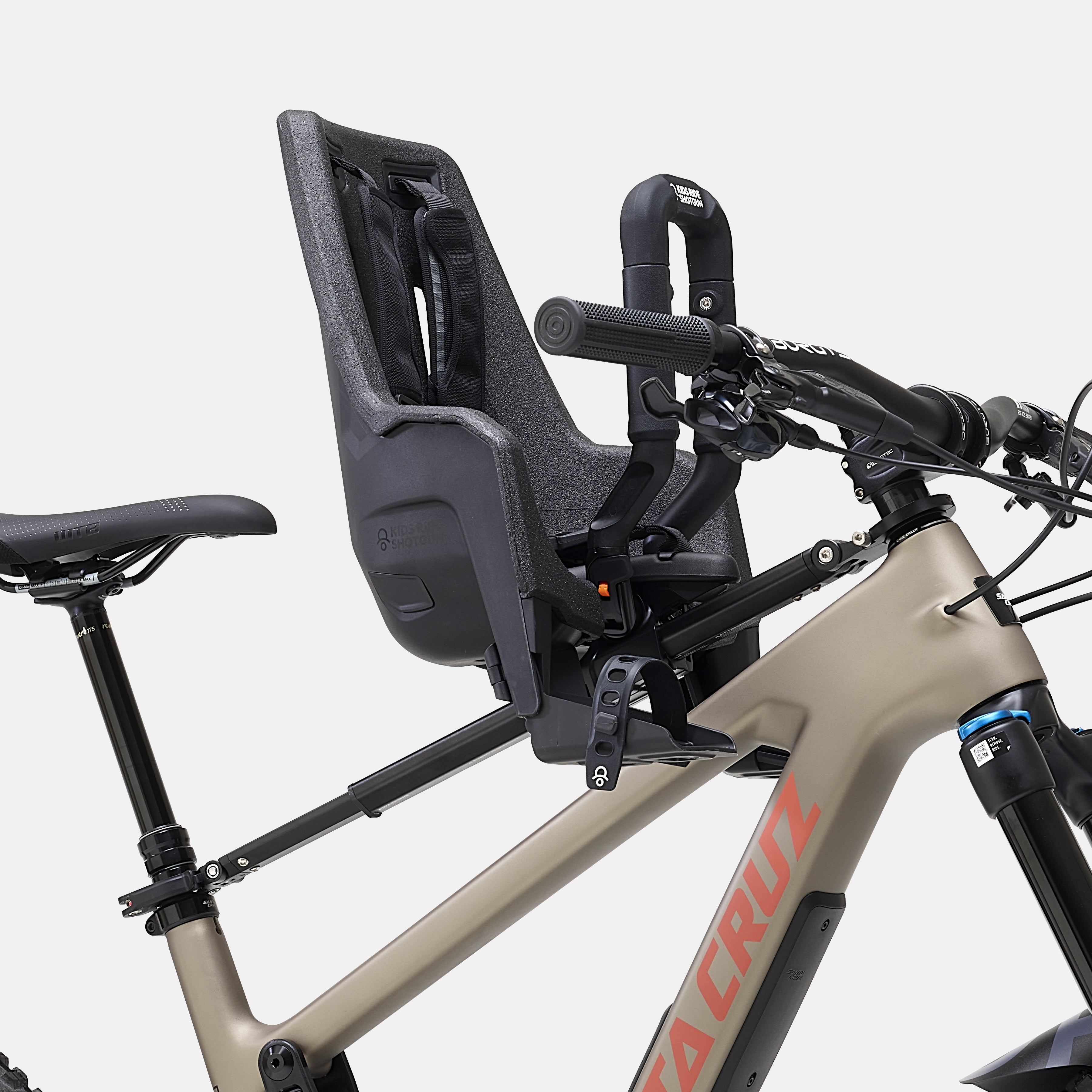 kinderzitje mountainbike Shotgun Pro EVO: 2-in-1 MTB Child Bike Seat – Kids Ride Shotgun EU