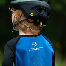 Load image into Gallery viewer, Dialled Dino Windproof Kids MTB Jersey